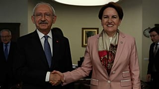 Kemal Kilicdaroglu, leader of  CHP - Iyi Party leader Meral Aksener