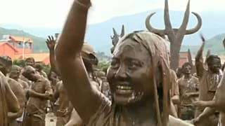 Chinese Wa people celebrate their annual "Monihei" Carnival