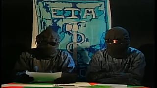 Separatistas da ETA lêem comunicado