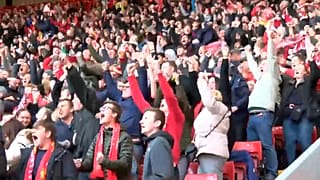 El Liverpool en la final de la Champions