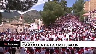 Marea de "Caballos del vino" en Caravaca de la Cruz