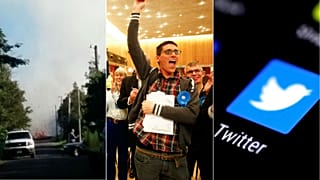 Hawaii volcano, English elections, Twitter