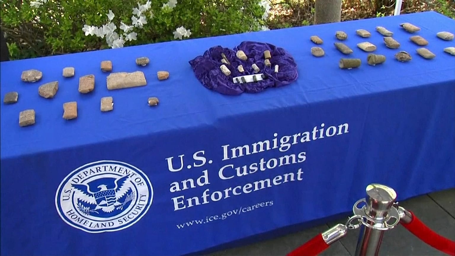 Some of the artifacts looted from Iraq