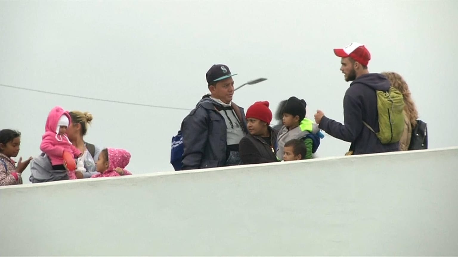 Orta Amerikalı mülteciler ABD'ye geçti