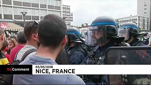 Полиция против железнодорожников
