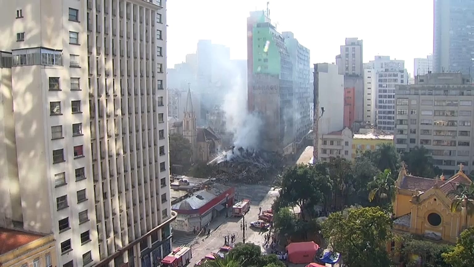 Das ehemalige Bürohaus in São Paulo galt schon lange als marode.