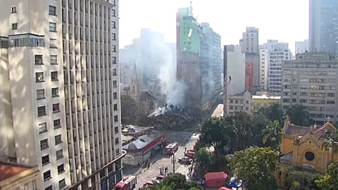 Das ehemalige Bürohaus in São Paulo galt schon lange als marode.
