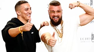 Wo alles begann: Kollegah und Farid Bang bei der Echo-Verleihung, 12. April
