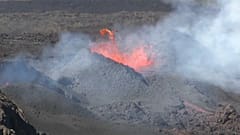 Ile de la réunion : l'éruption se poursuit