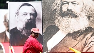 Bild von Karl Marx in Sri Lanka