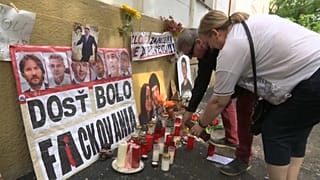 Manifestaciones antigubernamentales "en vísperas de la boda" de Kuciak