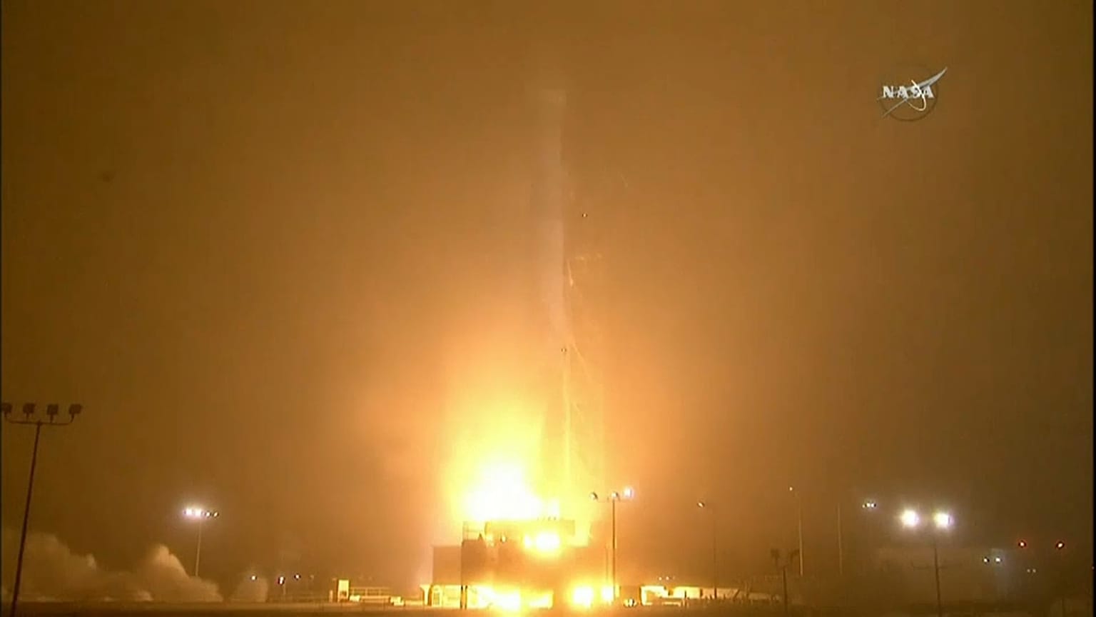 Eine "Atlas"-Rakete der Nasa mit der Mars-Sonde "InSight" an Bord.