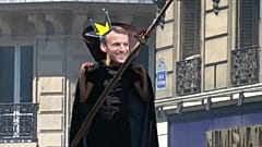 Plusieurs dizaines de milliers de manifestants font la "fête à Macron"
