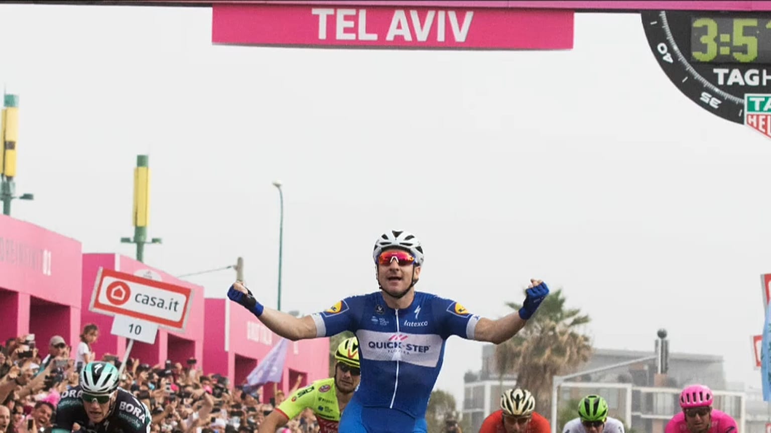 Viviani impone la ley del más rápido en Tel Aviv