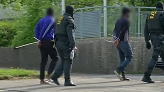 In Ellwangen setzten sich Flüchtlinge gegen eine Abschiebung ein.