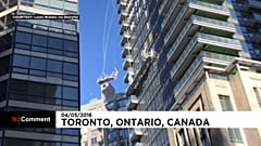  La province canadienne de l'Ontario en proie à des vents violents