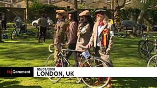 Londres : la "Tweed Run", ou comment faire rimer élégance rétro et vélo