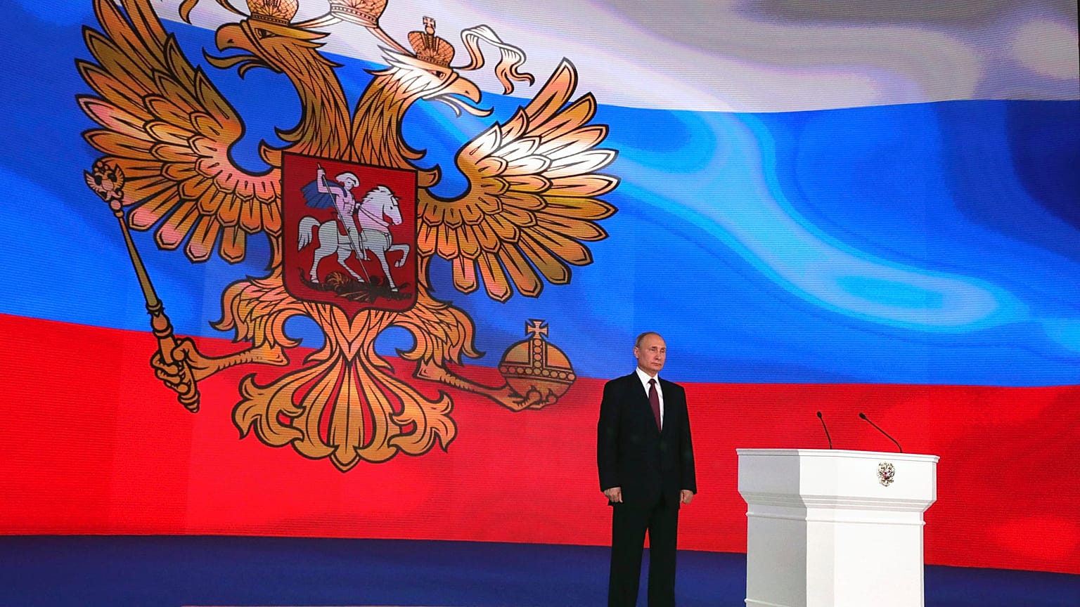 Vladimir Poutine prête serment pour un IVe mandat 