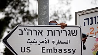 Ein neuer Wegweiser in Jerusalem