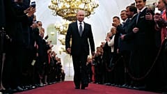 Putin no Kremlin para a tomada de Posse como Presidente pela 4ª vez
