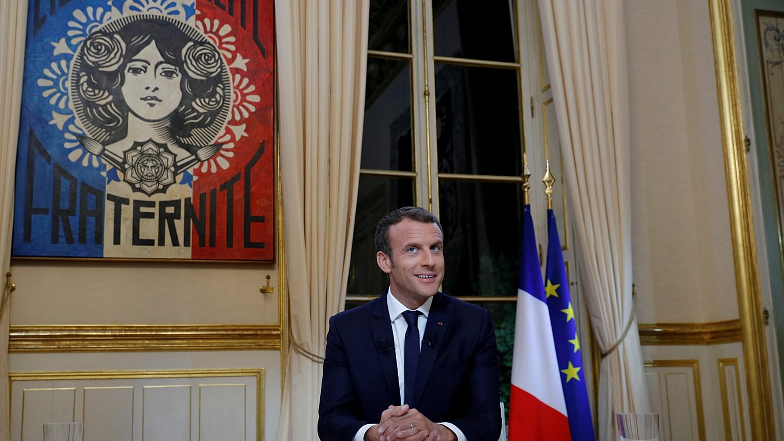 Le président français Emmanuel Macron