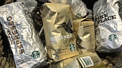 Pacotes de ca´fés Starbucks