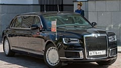 La nouvelle limousine présidentielle de Vladimir Poutine, le 7 mai 2018 à Moscou