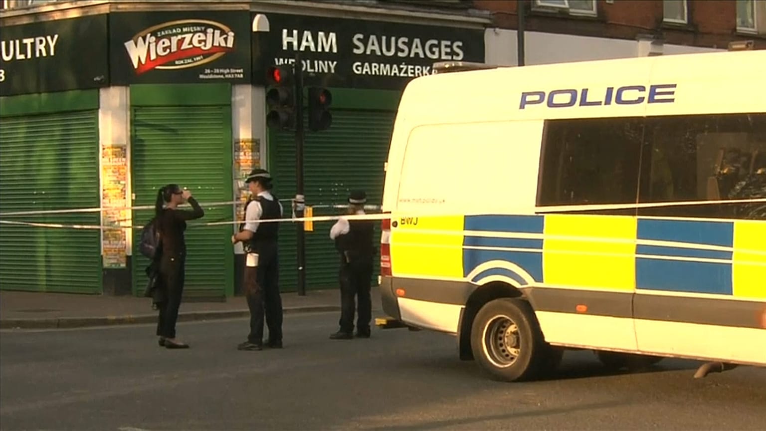 Ein Einsatzfahrzeug der Polizei in London.