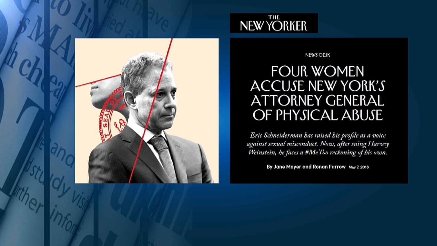 Me Too : accusé, le procureur de l'État de New York démissionne