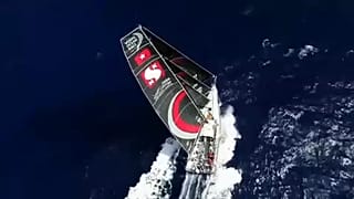 Embarcação da equipa Sun Hung Kai/Scallywag na Volvo Ocean Race