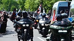 Rus motorcular 'Gece Kurtları' Prag'da