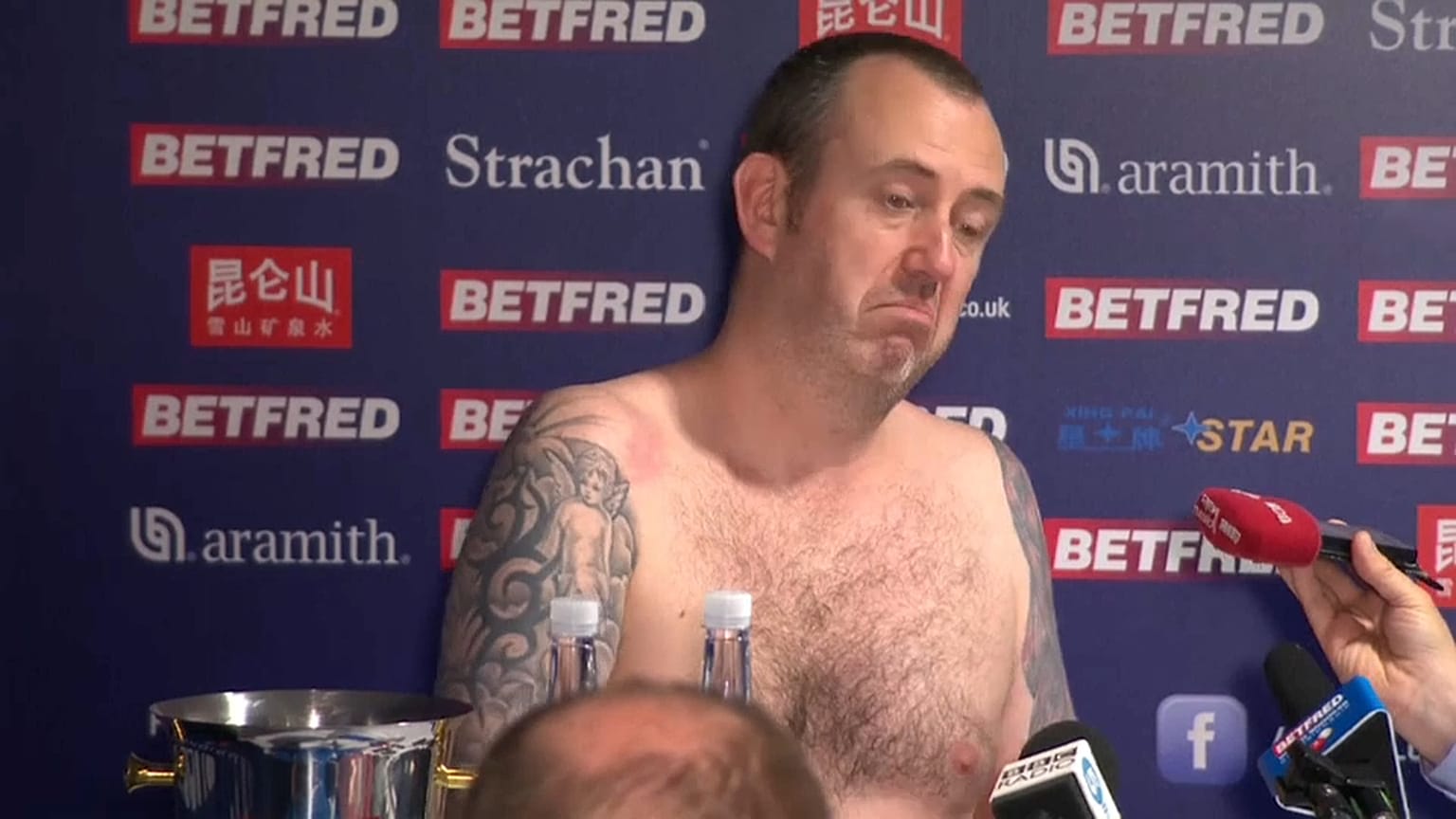 "I had a glass of milk and an early bed last time. Not tonight!"
