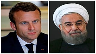 ماكرون يدعو روحاني إلى التمسك بالاتفاق النووي