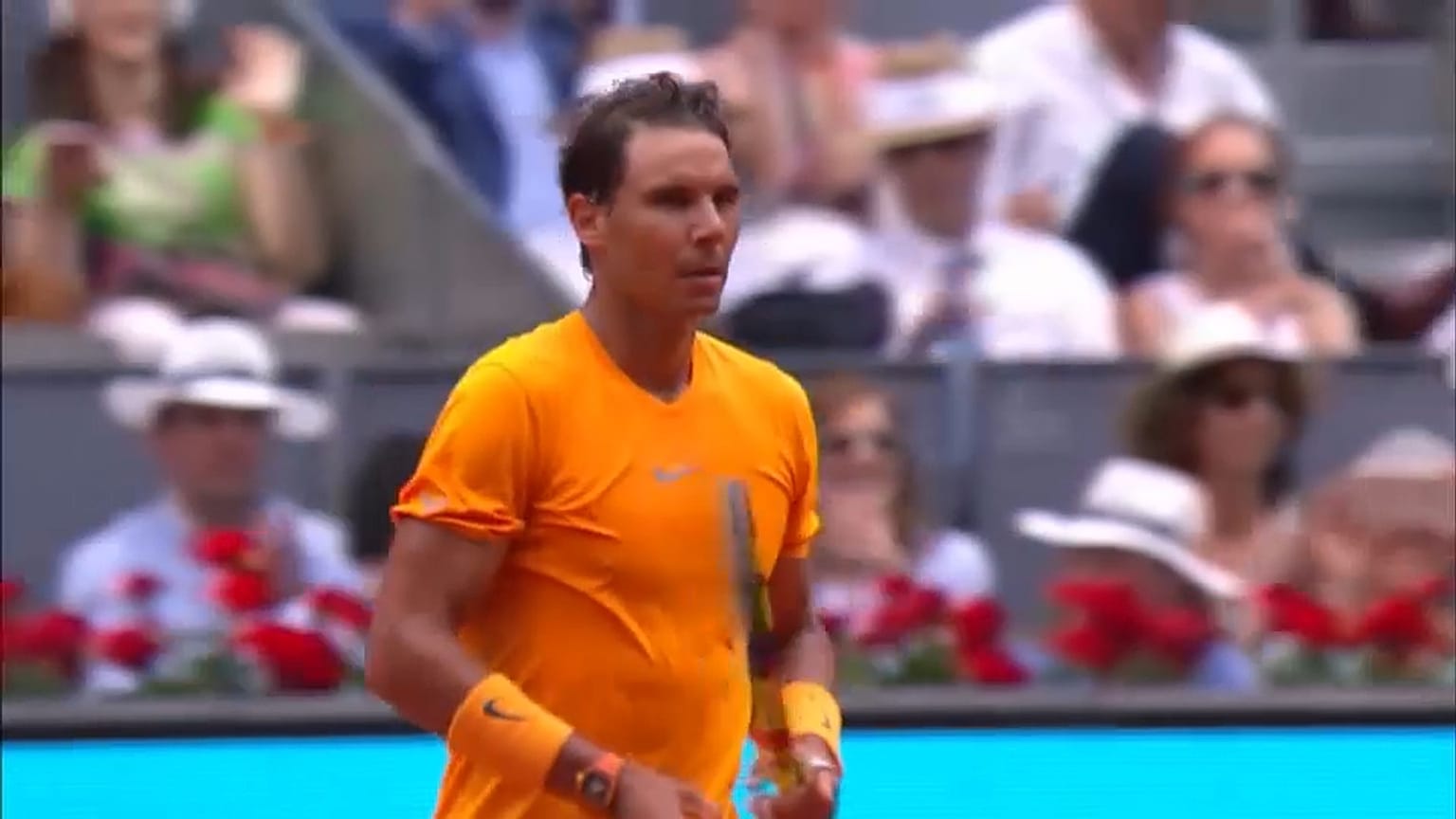Nadal arrolla a Monfils en el Masters de Madrid