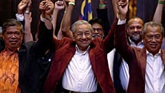 Malaysia's Mahathir Mohamad after general election, May 10, 2018 