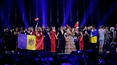 I finalisti sul palco di Eurovision