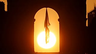 The Sun seen from Paris