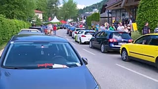 VW rajzás a Wörthi-tó partján