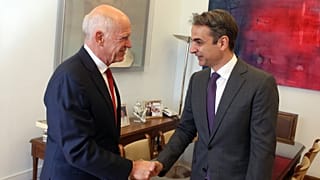 Συνάντηση Κ. Μητσοτάκη με τον Γ. Παπανδρέου