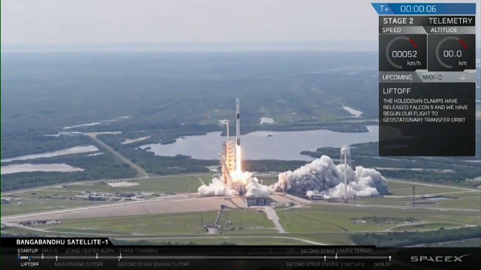 Nouveau tir réussi pour Space X