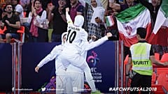 قهرمانی مجدد فوتسال زنان ایران در آسیا