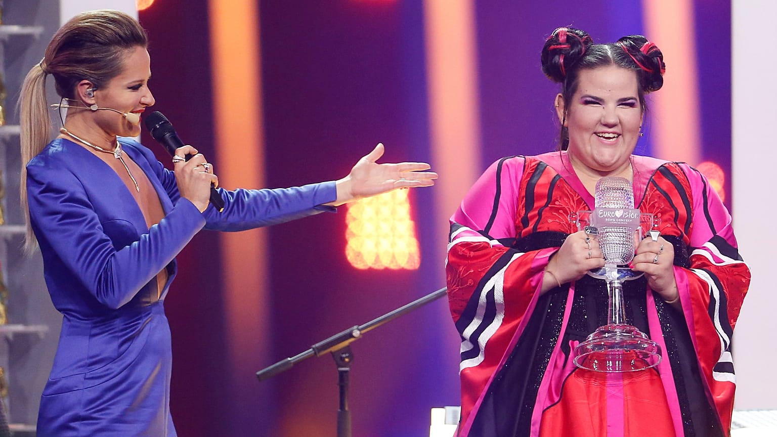 İsrailliler Eurovision zaferini kutluyor