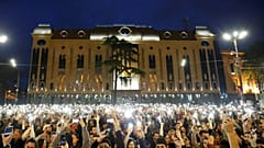 Молодёжные протесты в Тбилиси