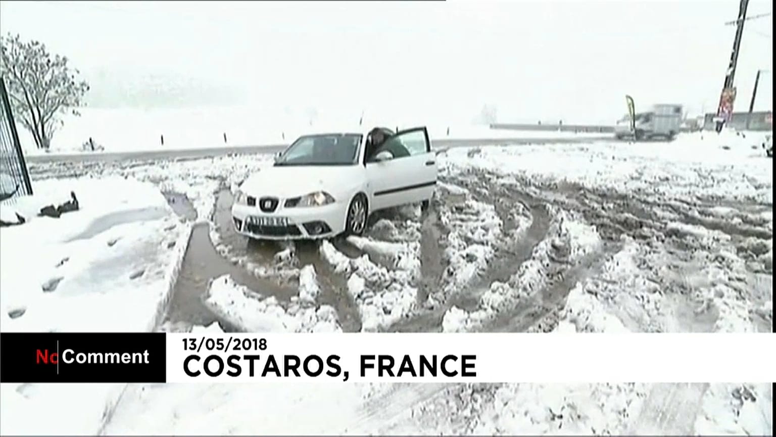 Neve a um mês e meio do verão