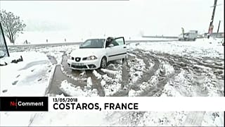 Neve a um mês e meio do verão