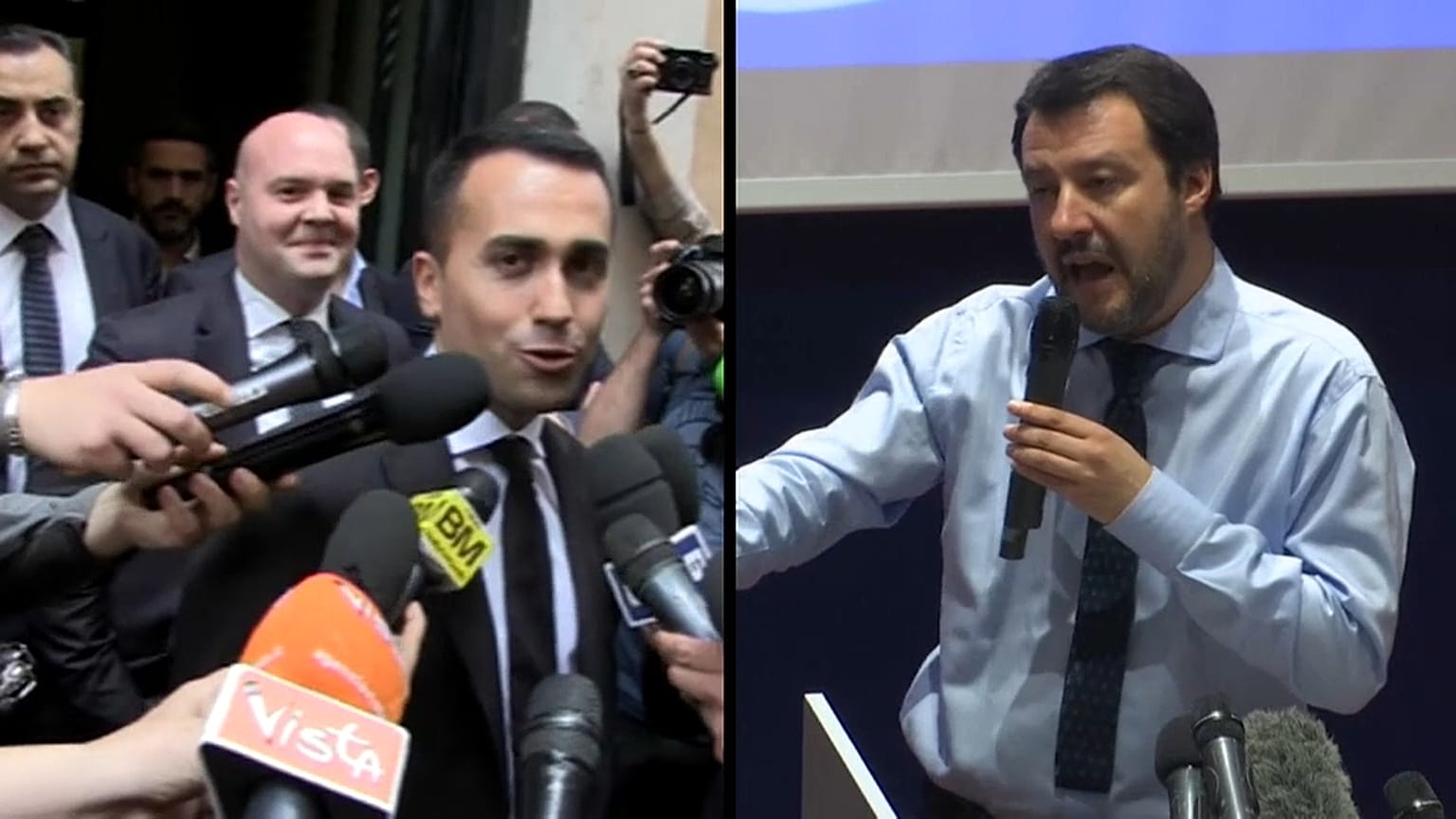 Luigi Di Maio e Matteo Salvini