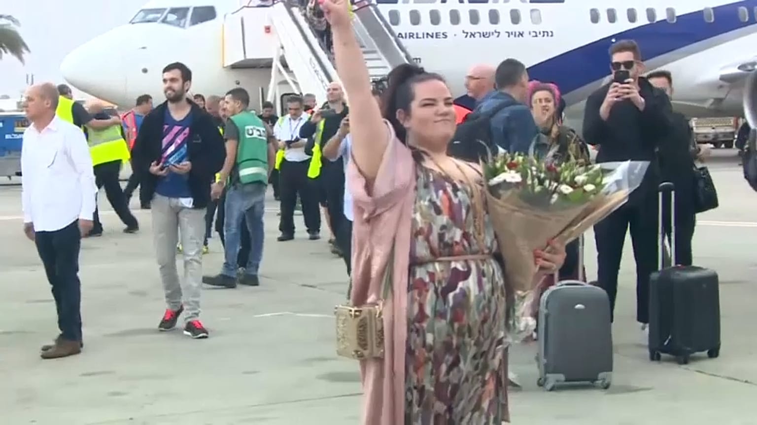 Israel recibe triunfante a la ganadora de Eurovisión