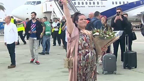 Israel recibe triunfante a la ganadora de Eurovisión