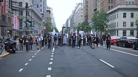 Proteste in Washington gegen Eröffnung der US-Botschaft in Jerusalem