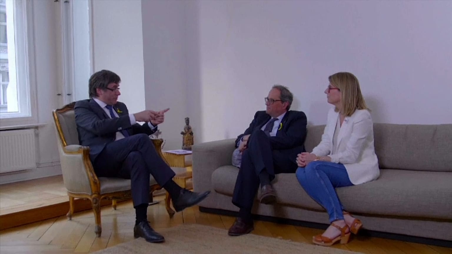Torra encontra-se com Puidgemont em Berlim